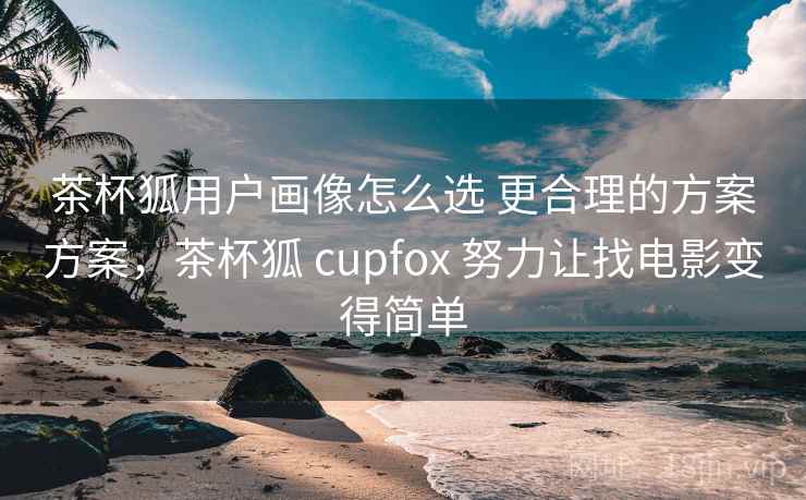 茶杯狐用户画像怎么选 更合理的方案方案，茶杯狐 cupfox 努力让找电影变得简单