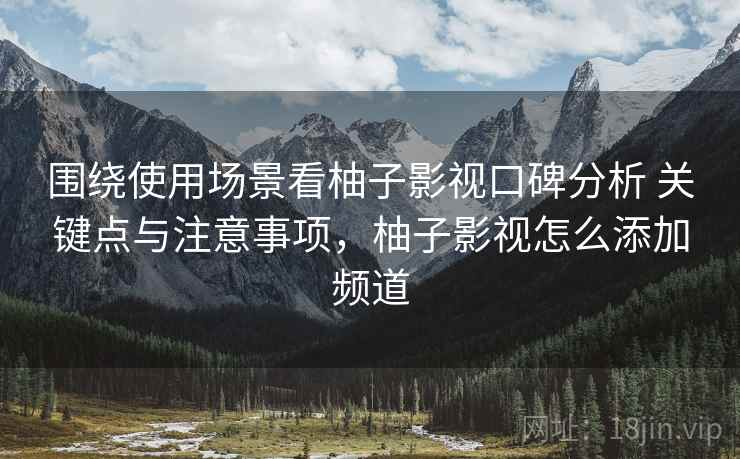 围绕使用场景看柚子影视口碑分析 关键点与注意事项，柚子影视怎么添加频道